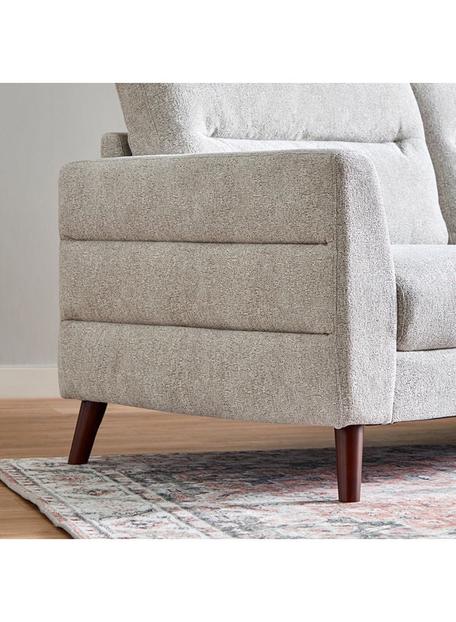 Home Box Mykonos 3-Seater Fabric Sofa 90x91x205 cm - Image 3