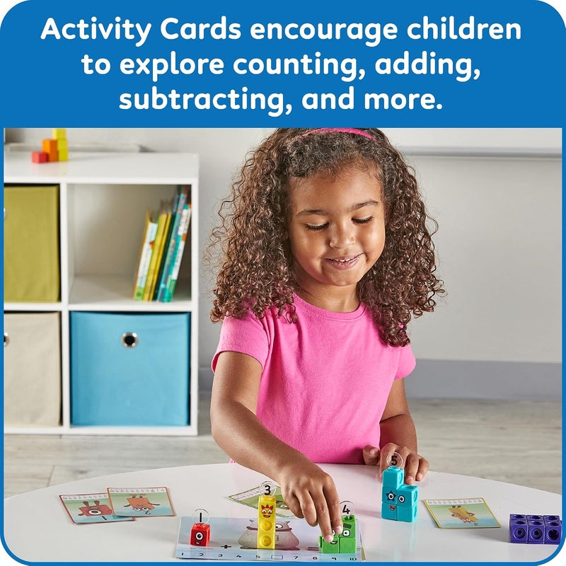 Learning Resources NumberBlocks MathLink Cubes Activity Set 1-10 - Image 3
