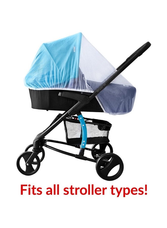Universal Backpackers Baby Mosquito Net for Stroller, Car Seat & Bassinet - Premium Infant Bug Netting for Jogger, Carrier & Pack N Play - Toddler Canopy & Gift Packaging - Image 2