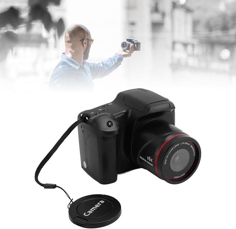 Asixxsix 16MP Digital Camera with Multi Axis Stabilization 16X Zoom Anti Shake Compact Travel Camera - Image 5