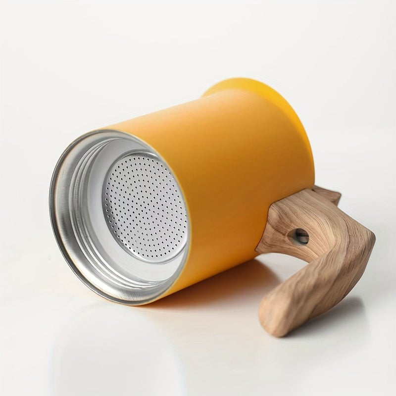 9 Cup Stainless Steel Moka Pot Italian Espresso Maker Stovetop Matte Yellow - Image 5