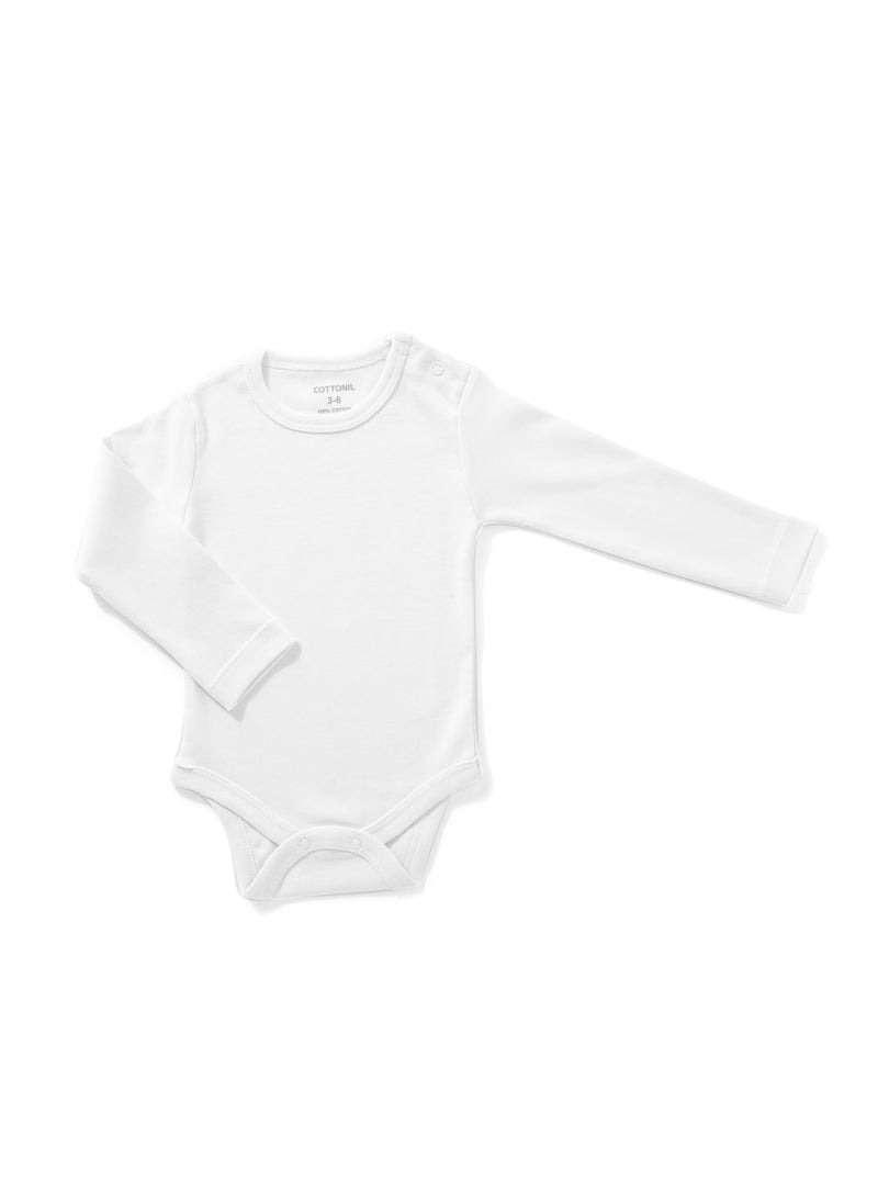 COTTONIL - Pack of 3 Cotton Long Sleeve Bodysuit for Baby - Image 1