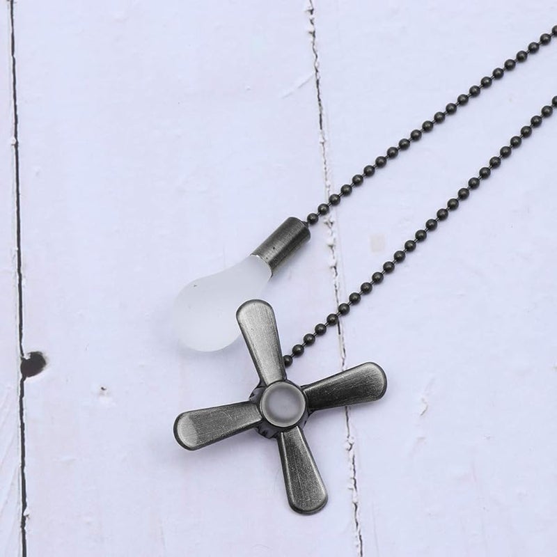 Black Ceiling Fan Extenders Pull Chain Connector With Beaded Chandelier Pull Ball - Image 4