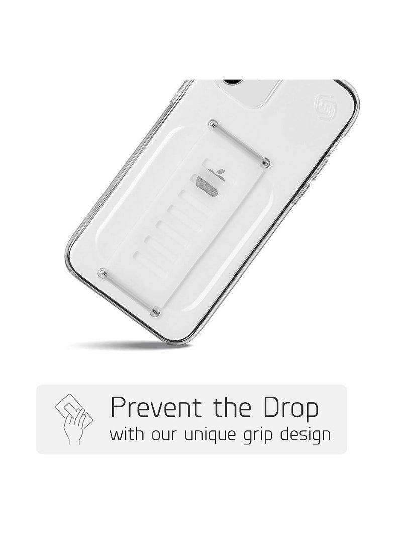 ELTRAZONE Grip2u Slim Clear Case for iPhone 12 Pro Max – Ultra-Thin, Lightweight, and Transparent Protective Cover for Everyday Use – Shock-Absorbent, Scratch-Resistant Design with Precise Cutouts – Stylish, Durable Phone Case for Maximum Device Protection and Sleek Look - Image 3