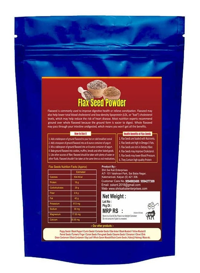 SSKE Organic Roasted Flax Seeds/Alsi Powder 750 g - Image 2
