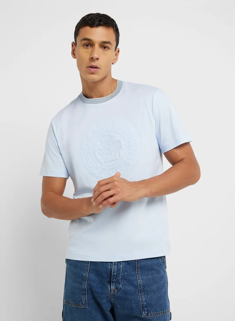 LACOSTE Crew Neck Short Sleeve T-Shirt
