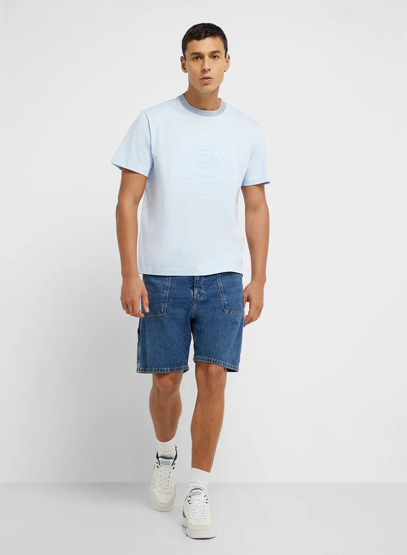 LACOSTE Crew Neck Short Sleeve T-Shirt