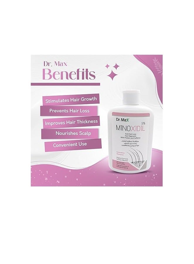 Dr. Max MINOXIDIL 5% Hair Growth Innovative Hair Shampoo - Image 4
