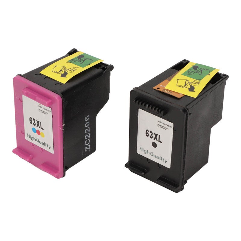 Black Ink Cartridges 63XL Replacement Compatible With HP OfficeJet 3830 Printer - High Yield Sponges Ideal Replacement for ENVY 4520 - Image 4