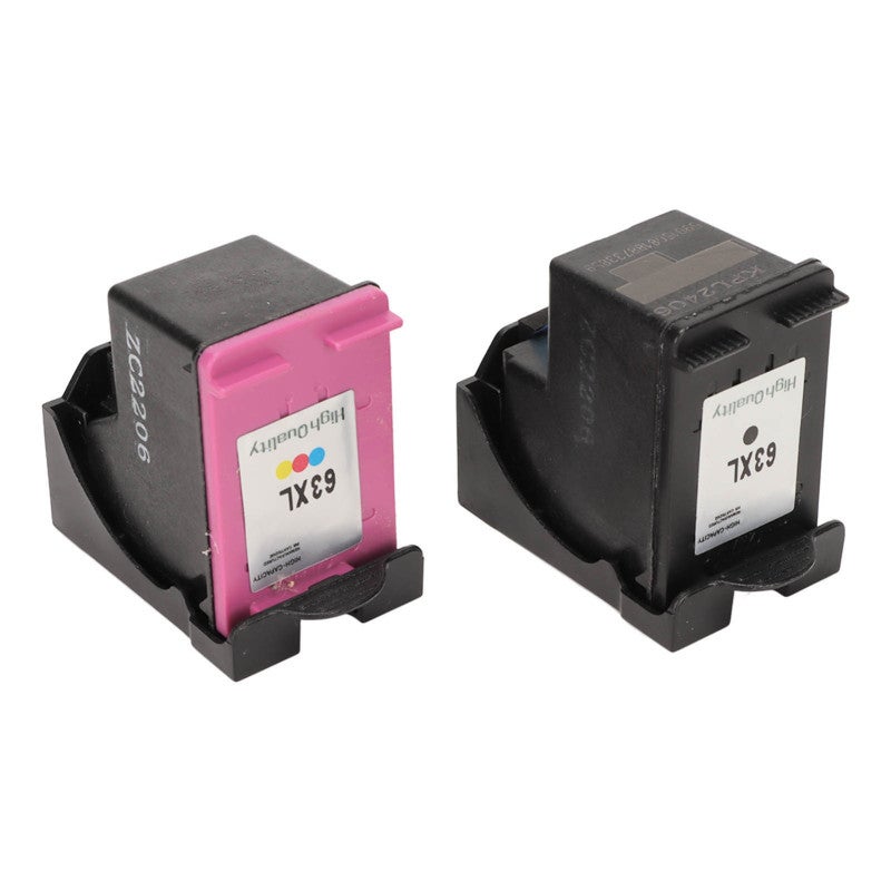 Black Ink Cartridges 63XL Replacement Compatible With HP OfficeJet 3830 Printer - High Yield Sponges Ideal Replacement for ENVY 4520 - Image 3