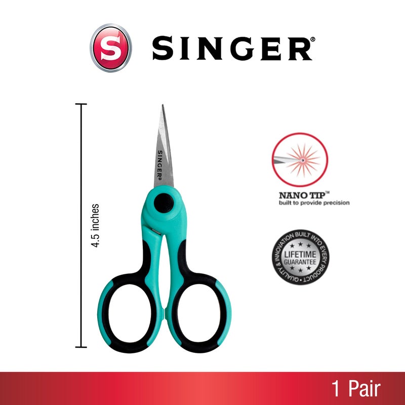 SINGER 00557 4-1/2-Inch ProSeries Detail Scissors with Nano Tip - Image 2