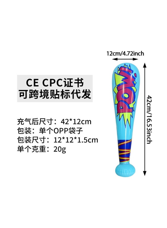 Hot Inflatable Baseball Bat, Colorful Inflatable Bat Children's Toys, Pow Inflatable Cheering Stick - Image 5