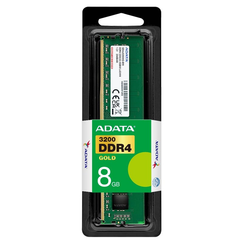 ADATA Premier 8GB 3200MHz U-DIMM DDR4 Desktop Memory, Single RAM Module, Supports Intel & AMD CPUs, XMP Profile Support, Fast Data Transfer, Enhanced Efficiency, AD4U32008G22-SGN - Image 5