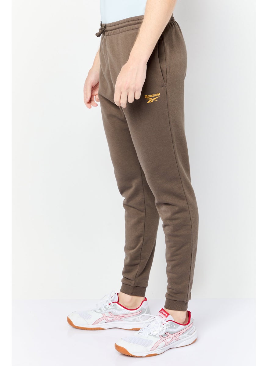 Reebok Men Sportswear Fit Training Sweatpants, Taupe  - Image 3