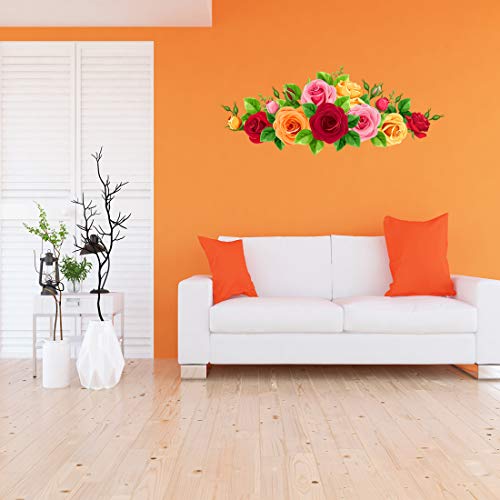 Rangoli Vinyl Wall Sticker Self-Adhesive Wall Decor for Home, Office, Bedroom, and Living Room Décor Easy to Apply & Peel. Parent 6, Design-14 - Image 3
