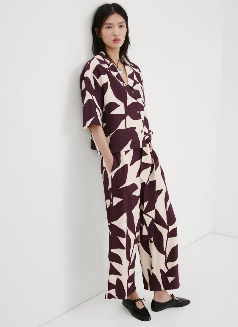 Mango  Printed short-sleeved shirt for Women | Best Price UAE