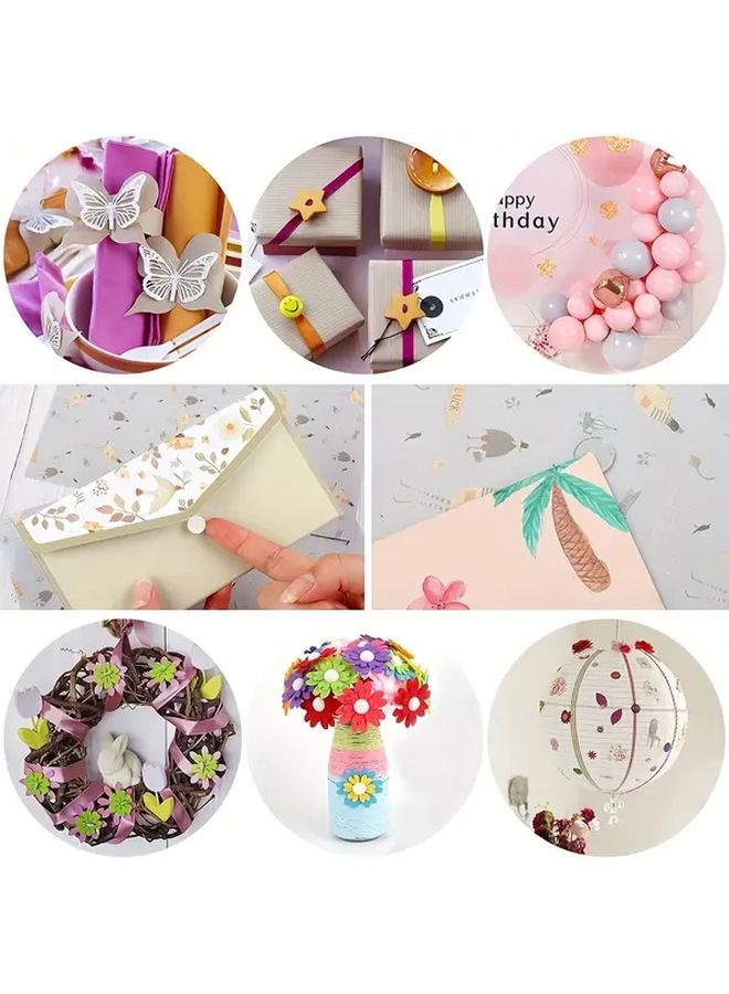 400pcs Transparent Double Sided Adhesive Dots Removable Stickers For Crafts Card Making - Image 4