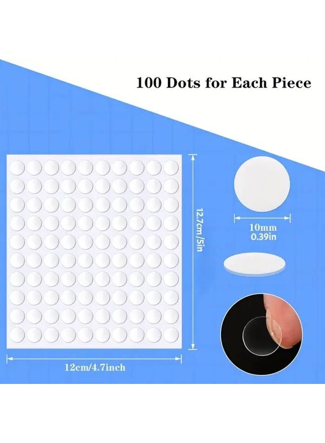 400pcs Transparent Double Sided Adhesive Dots Removable Stickers For Crafts Card Making - Image 3