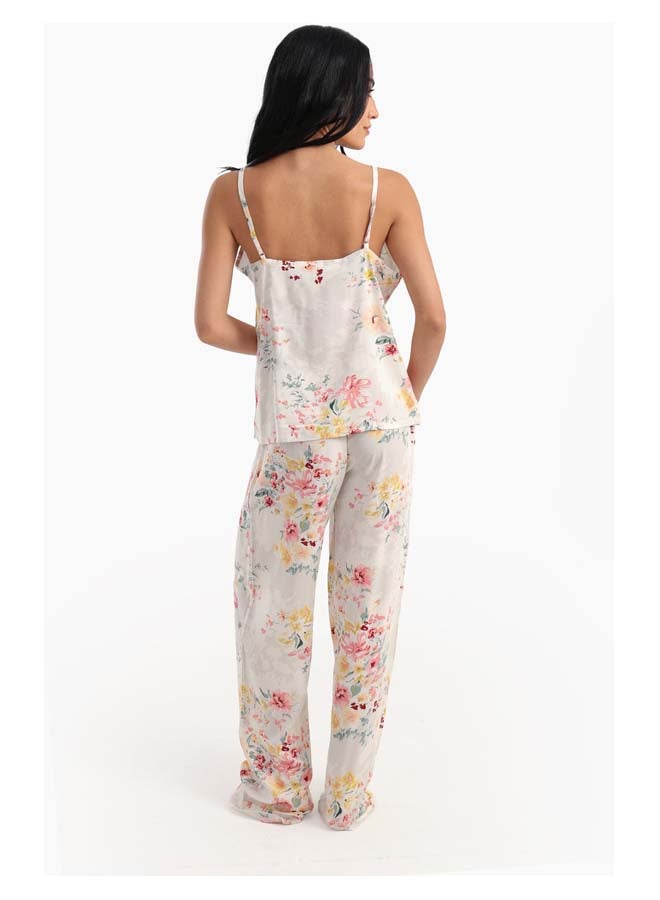 Carina Floral Printed Pyjama Set - Image 3
