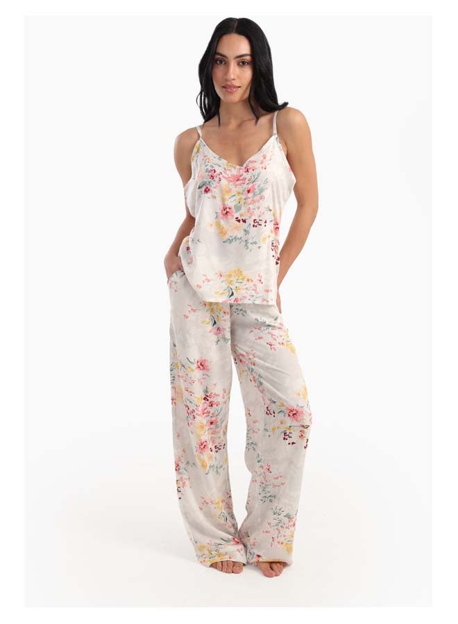 Carina Floral Printed Pyjama Set - Image 1