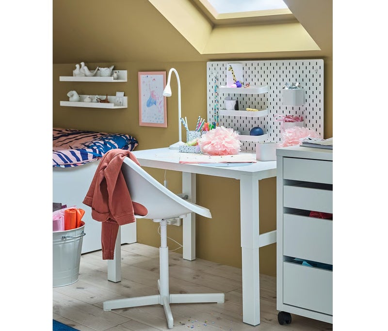 Children's office chair, white - Image 2