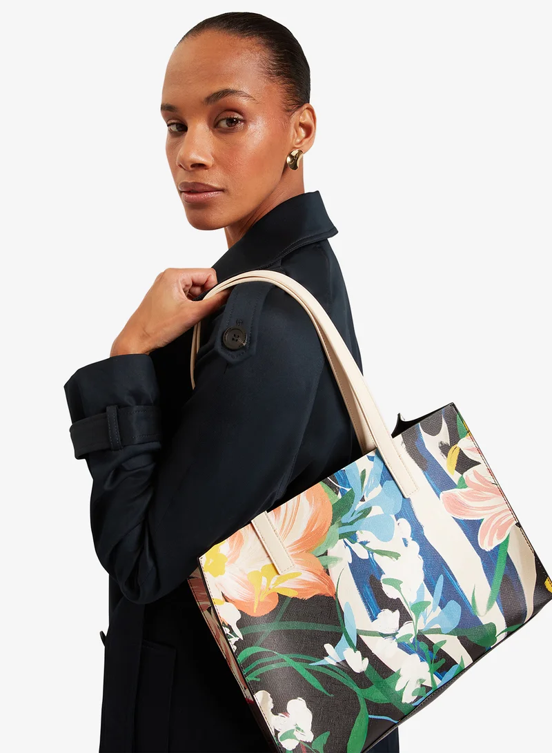تيد بيكر حقيبة يد بومينا بطبعة باقة زهور