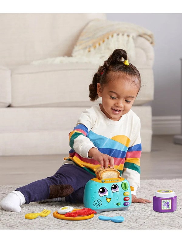 LeapFrog Yum-2-3 Toaster, Learning Toy with Sounds and Colours for Sensory Play, Educational Toys for Kids, Preschool Toys, Pretend Play for Boys and Girls Aged 1, 2 & 3 Years, English Version - Image 5