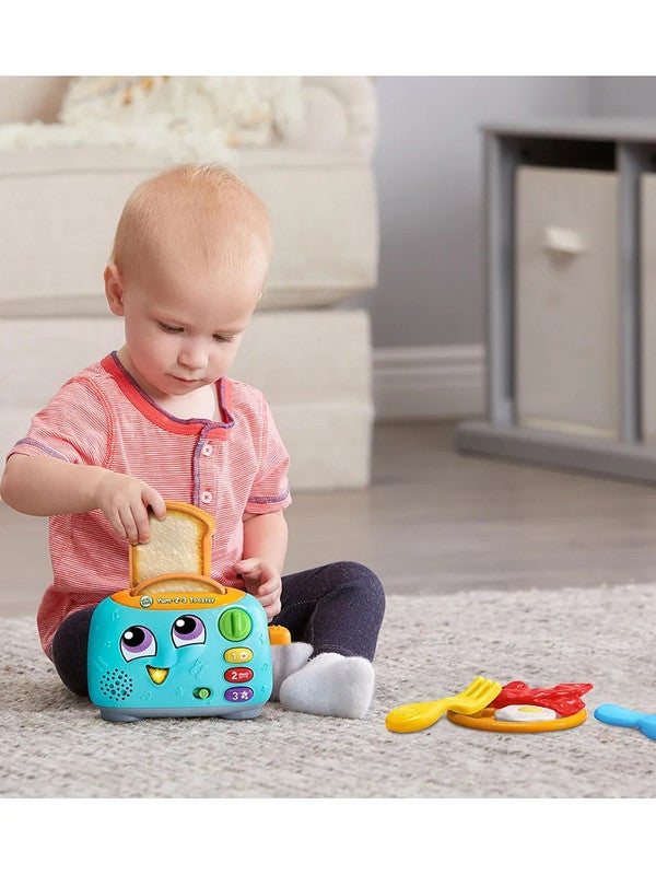 LeapFrog Yum-2-3 Toaster, Learning Toy with Sounds and Colours for Sensory Play, Educational Toys for Kids, Preschool Toys, Pretend Play for Boys and Girls Aged 1, 2 & 3 Years, English Version - Image 4