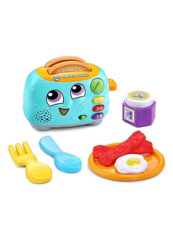 LeapFrog Yum-2-3 Toaster, Learning Toy with Sounds and Colours for Sensory Play, Educational Toys for Kids, Preschool Toys, Pretend Play for Boys and Girls Aged 1, 2 & 3 Years, English Version - Image 2