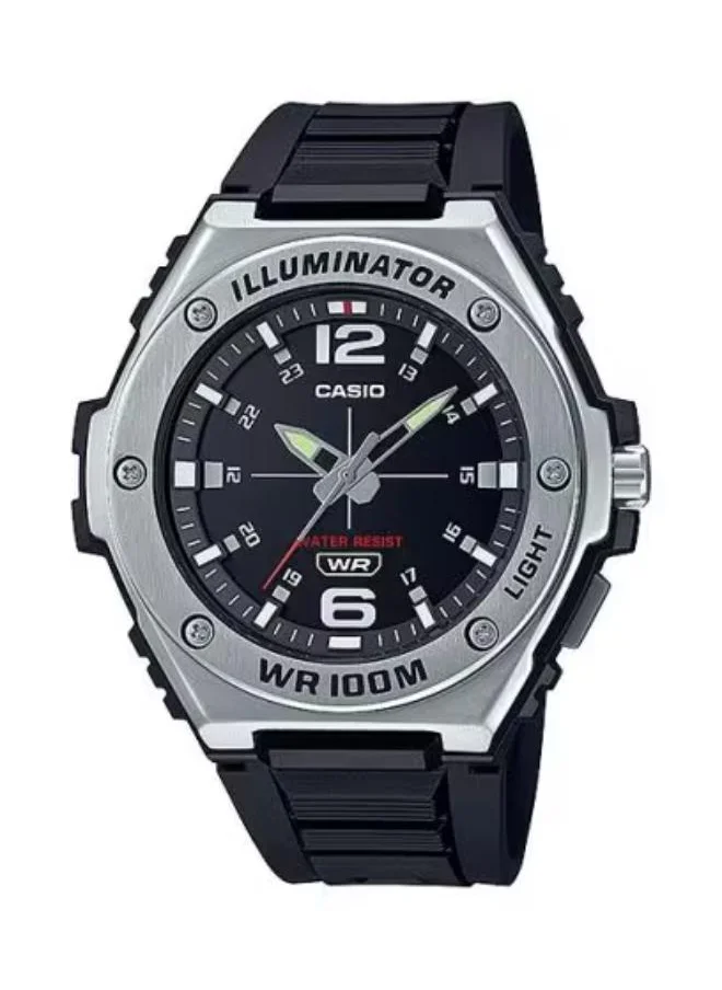 CASIO Men's Analog Display Watch With Black Resin Strap - MWA-100H-1AVDF