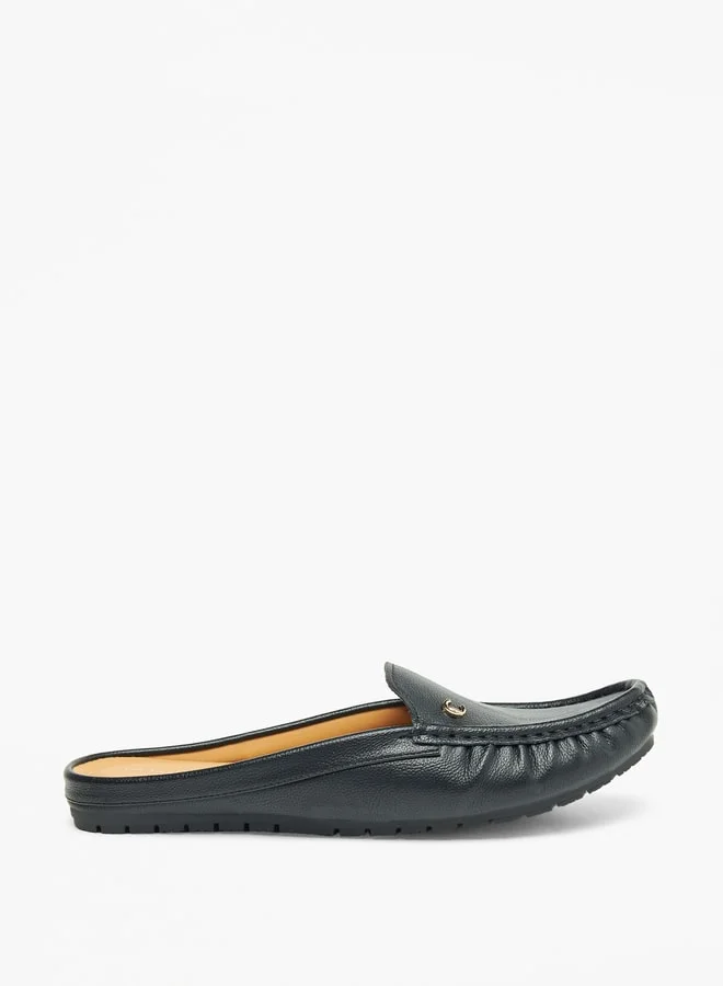 Le Confort Textured Slip-On Mules