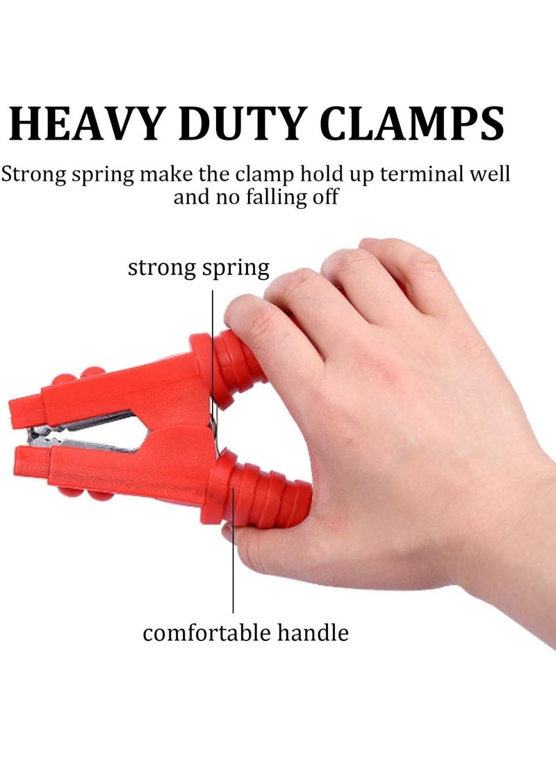 Jumper Cables for Car Battery, 5M 3000Amp Extra Long Heavy Duty Car Battery Jump Leads with Storage Bag Colour Coded Clamps for Petrol and Diesel Car Vans Truck - Image 2