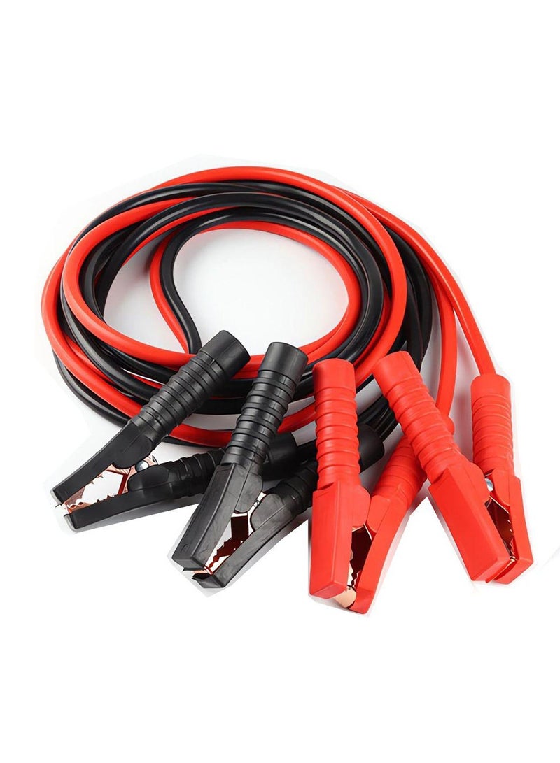 Jumper Cables for Car Battery, 5M 3000Amp Extra Long Heavy Duty Car Battery Jump Leads with Storage Bag Colour Coded Clamps for Petrol and Diesel Car Vans Truck - Image 1