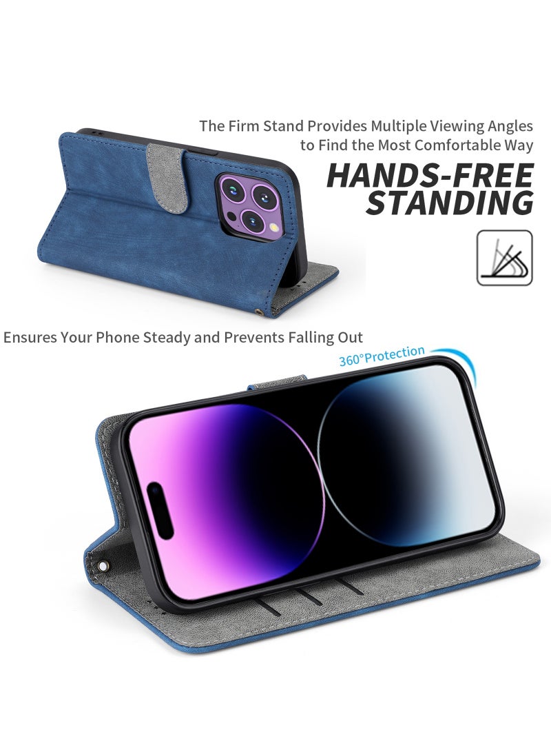 For Honor Magic 6 Pro Cover, PU Leather Magnetic Adsorption Flip Cover, RFID Nti-Theft Brush Wallet Case - Image 5