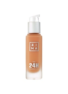 3INA The 24H Foundation 660 - 24H Long-Wearing Formula - Medium To High Buildable Coverage - Smooth Matte Finish - Expanded Shade Selection - Waterproof, Cruelty Free, Vegan Makeup - 1.01 Oz