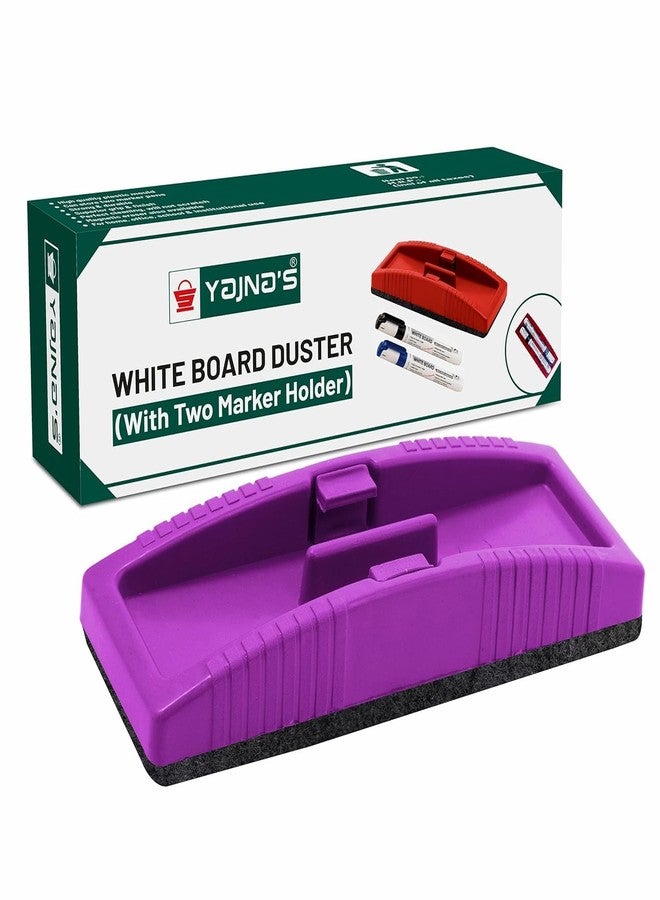 YAJNAS Non Magnetic Whiteboard Duster & Markers | Set of 5 | Assorted Ink Colours Markers for School & Office Stationery Items Markers & Duster, Ideal for Office, School, Home - Image 5