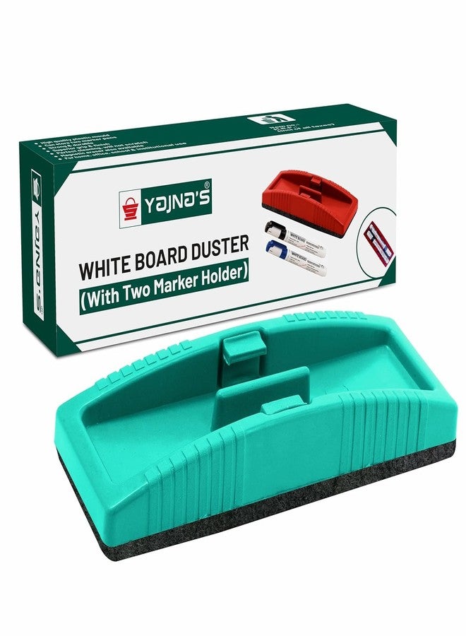 YAJNAS Non Magnetic Whiteboard Duster & Markers | Set of 5 | Assorted Ink Colours Markers for School & Office Stationery Items Markers & Duster, Ideal for Office, School, Home - Image 2