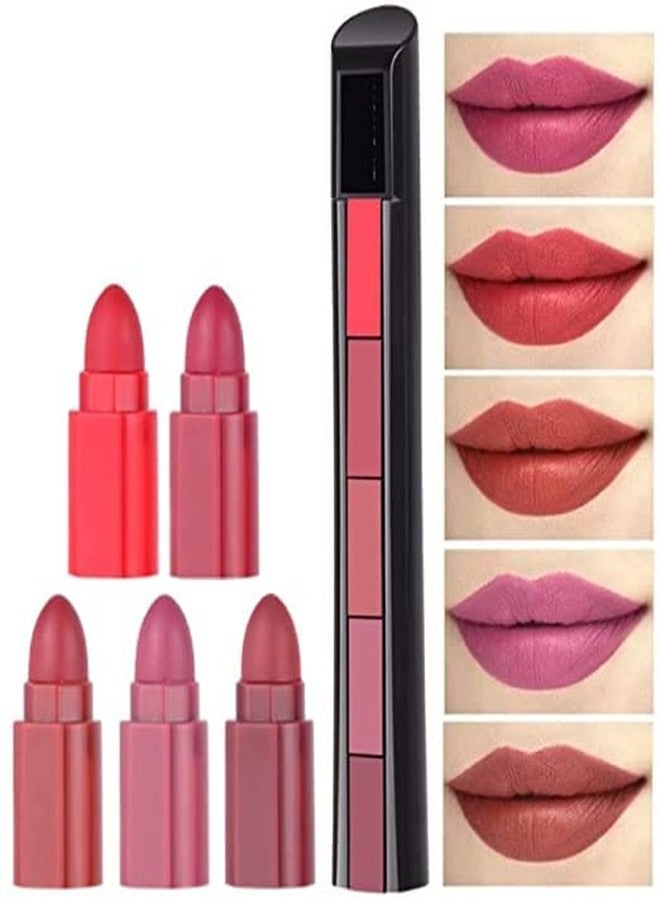 LOVE BITE Eyeliner, Mascara With Eye Brow Pencil 3 IN 1, and 5 in 1 Matte Lipstick KITS - Image 5