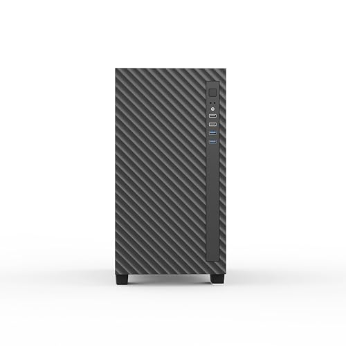 Rosewill FBM-X5 Micro ATX Mini Tower Desktop Gaming & Office PC Computer Case with Pre-Installed 400W Power Supply, 240mm / 280mm AIO Support, 2X USB 2.0, 2 USB 3.0, 1x 120mm PWM Fan - Image 4