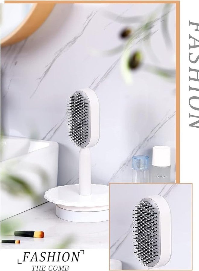 WISHBONE CUSHION COMBWomen Hair Brush, Durable Massage Comb Hairbrush for Scalp Massage and Custom Bristles - Lightweight Air Cushion Massage Brush for Scalp Massage - Image 5