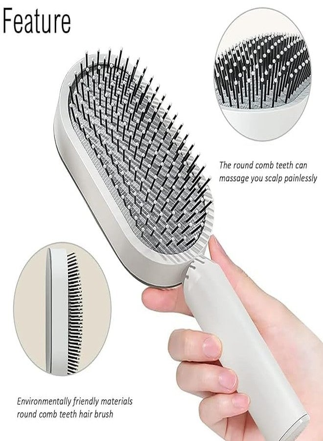 WISHBONE CUSHION COMBWomen Hair Brush, Durable Massage Comb Hairbrush for Scalp Massage and Custom Bristles - Lightweight Air Cushion Massage Brush for Scalp Massage - Image 3