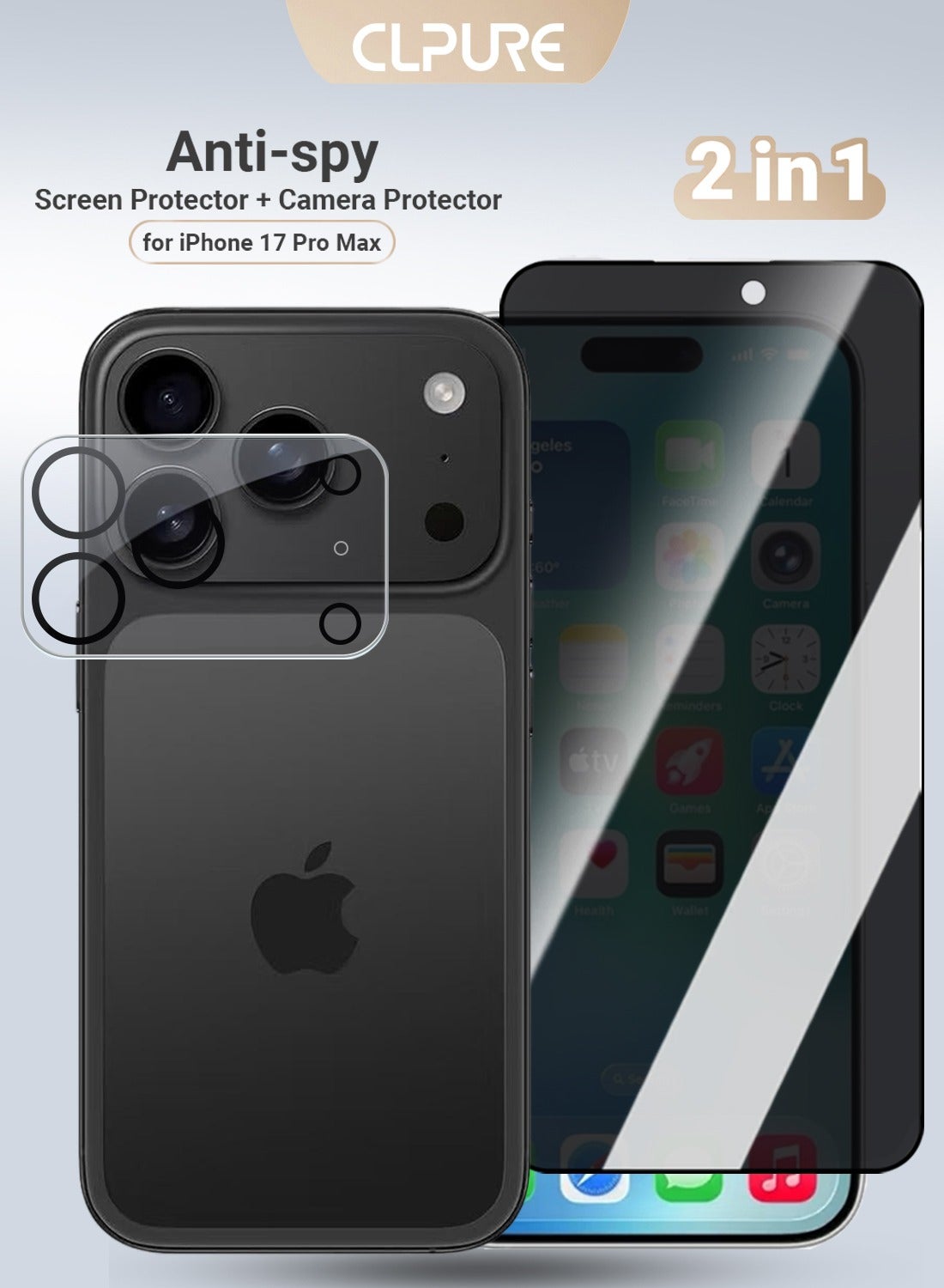clpure Clpure iPhone 17 Pro Max Screen Protector Camera Protector Z76FBAAB5452C1C2AB9D0Z