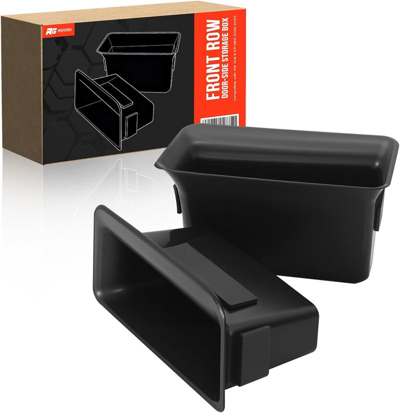 Rogierra VW Golf 8 GTI MK8 Front Door Storage Box Organizer - Image 1