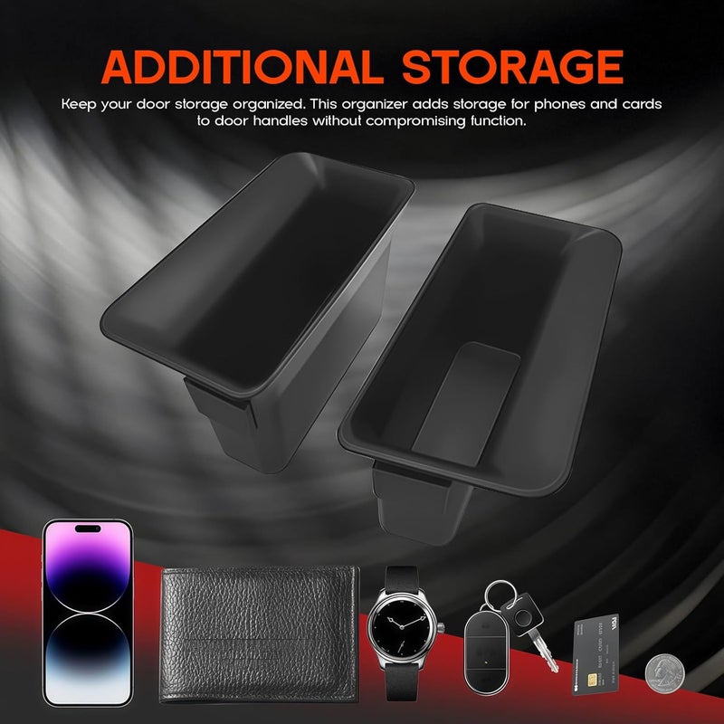 Rogierra VW Golf 8 GTI MK8 Front Door Storage Box Organizer - Image 3