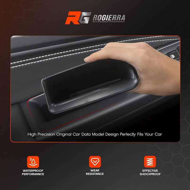 Rogierra VW Golf 8 GTI MK8 Front Door Storage Box Organizer - Image 4