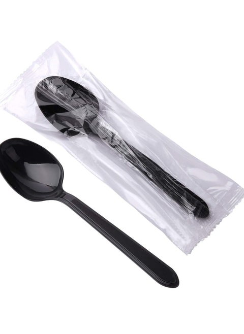 Individually Wrapped Plastic Spoons, 100 pcs
