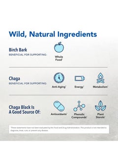 North American Herb & Spice Chagablack Tea 3.2 Oz. Chaga Wild Mushroom Herbal Tea Coffee Substitute Adaptogen Adrenal Support Endurance & Stamina Nongmo 45 Total Servings  - Image 4