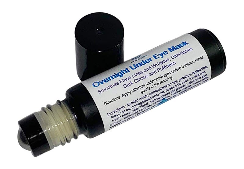 Diva Stuff Overnight Under Eye Mask for Wrinkles Dark Circle and Puffiness Firm Up The Skin Under Your Eyes While You SIeep 12 oz