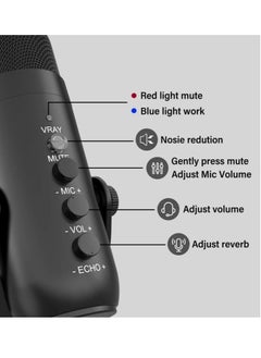 Jmary JMARY MC-PW8 USB Desktop Condenser Microphone  - Image 4