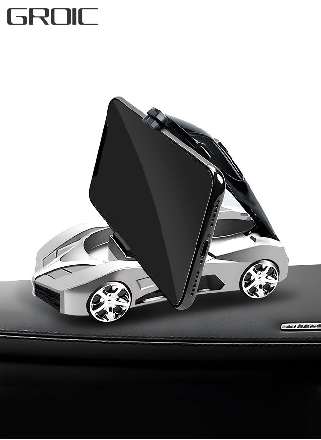 GROIC Car Phone Holder for Car, Phone Bracket, Instrument Panel Decoration, Temporary Parking Number and Aromatherapy 4-in-1 Car Model Universal 360° Rotation Car Phone Holder  - Image 1